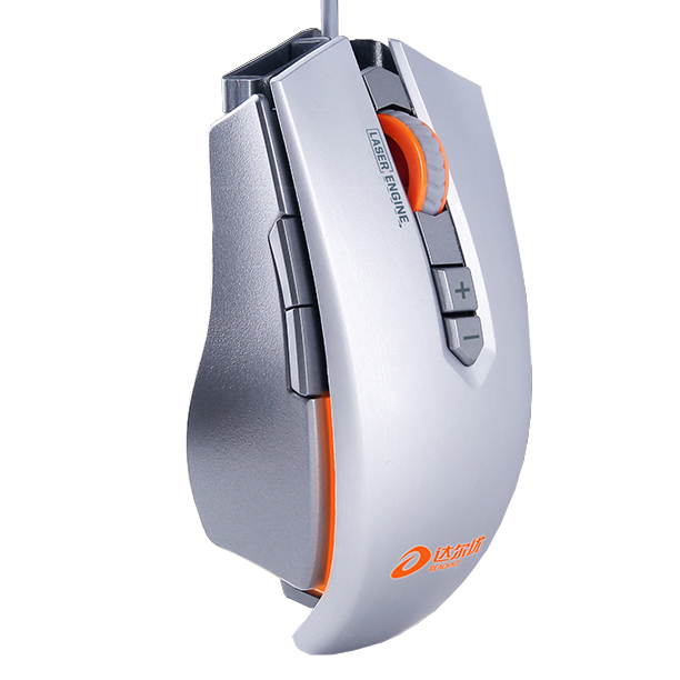 Dare-U 8200DPI 7-Programmable Keys RGB Chroma LED Backlight 12000FPS 150IPS 30G Acceleration USB Wired Armor Gaming Mouse