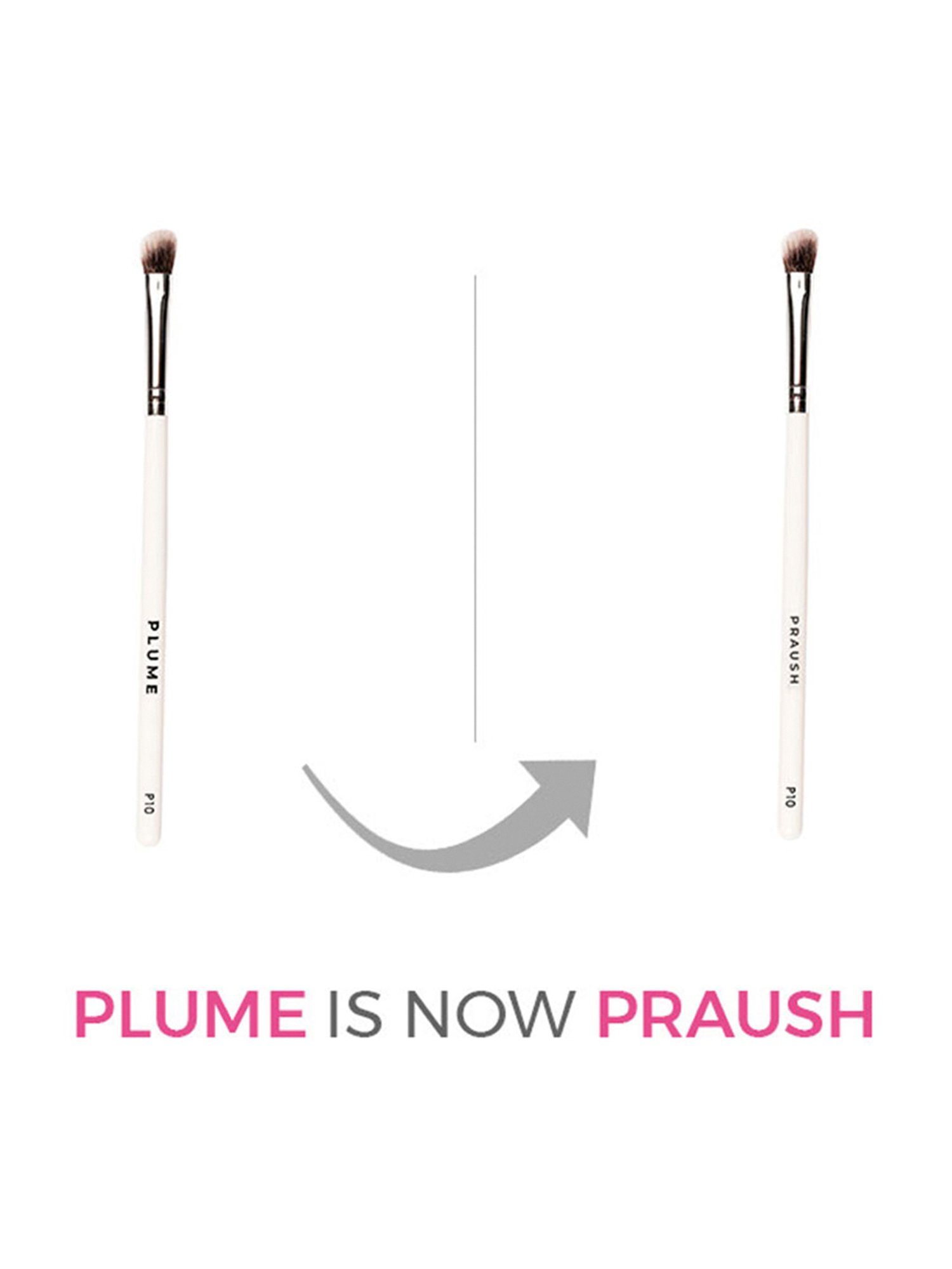 Praush Angled Crease Blending Nose Contour Brush - P10