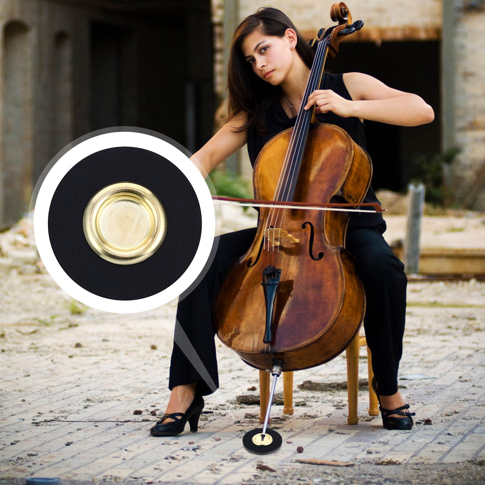 Cello Stopper Endpin Stopper Holder Floor Protector Cello Mat Stopper Pad