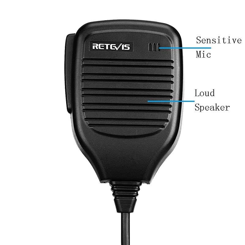 2 Pin Speaker Mic Walkie Talkies Micpnone for Arcshell AR5 AR6 Baofeng UV5R BF888S  H777 RT21 RT22 RT27 Two Way Radios 10 Packs