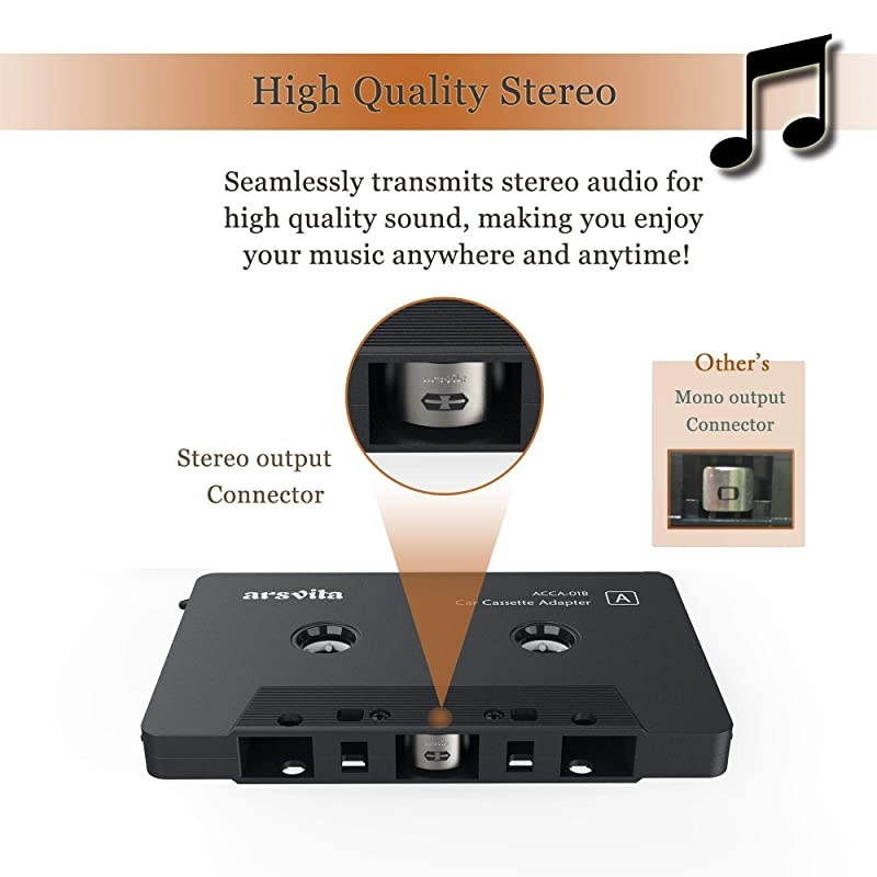 Car Audio Bluetooth Cassette Receiver Tape Player Bluetooth 50 Cassette Aux Adapter