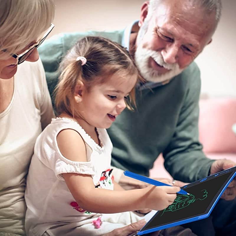Writing Tablet 85 Inch Drawing Tablet Kids Tablets Doodle Board Drawing Board Gifts for Kids and Adults at Home School and Office Blue