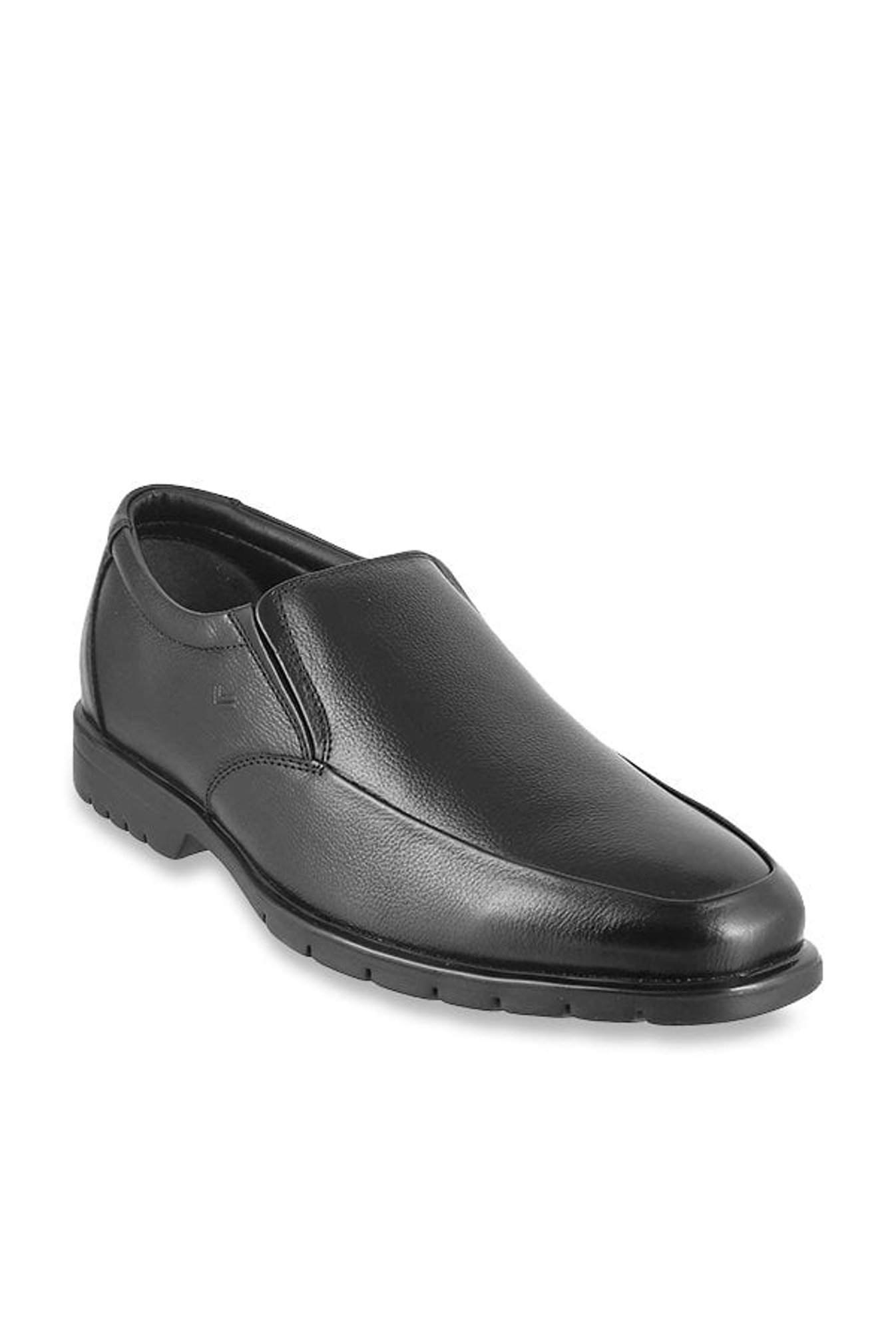 Da Vinchi by Metro Men's Black Formal Slip-Ons