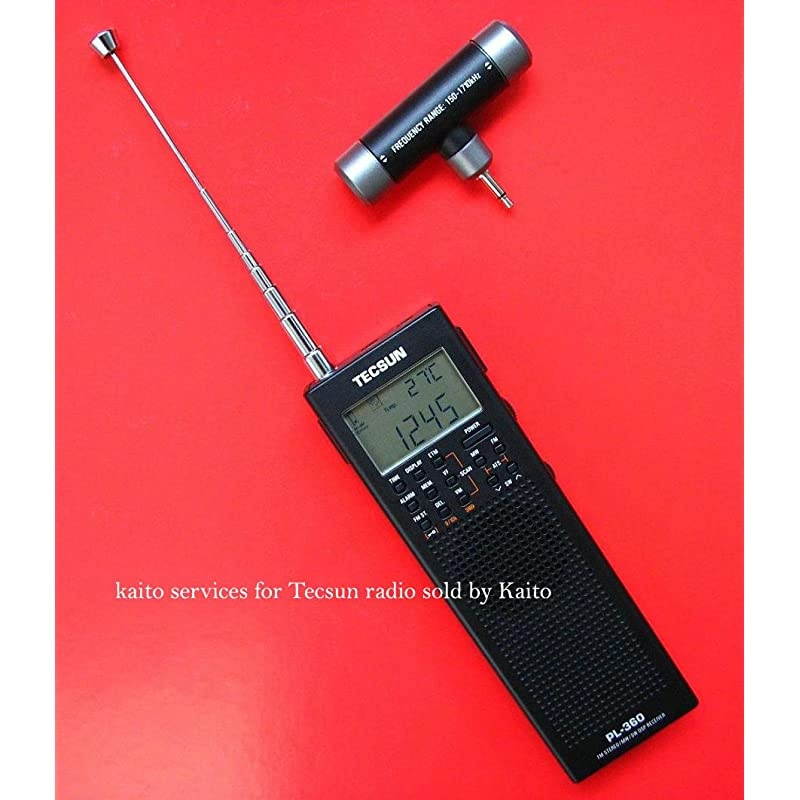 PL-360 Digital PLL Portable AM/FM Shortwave Radio with DSP, Black