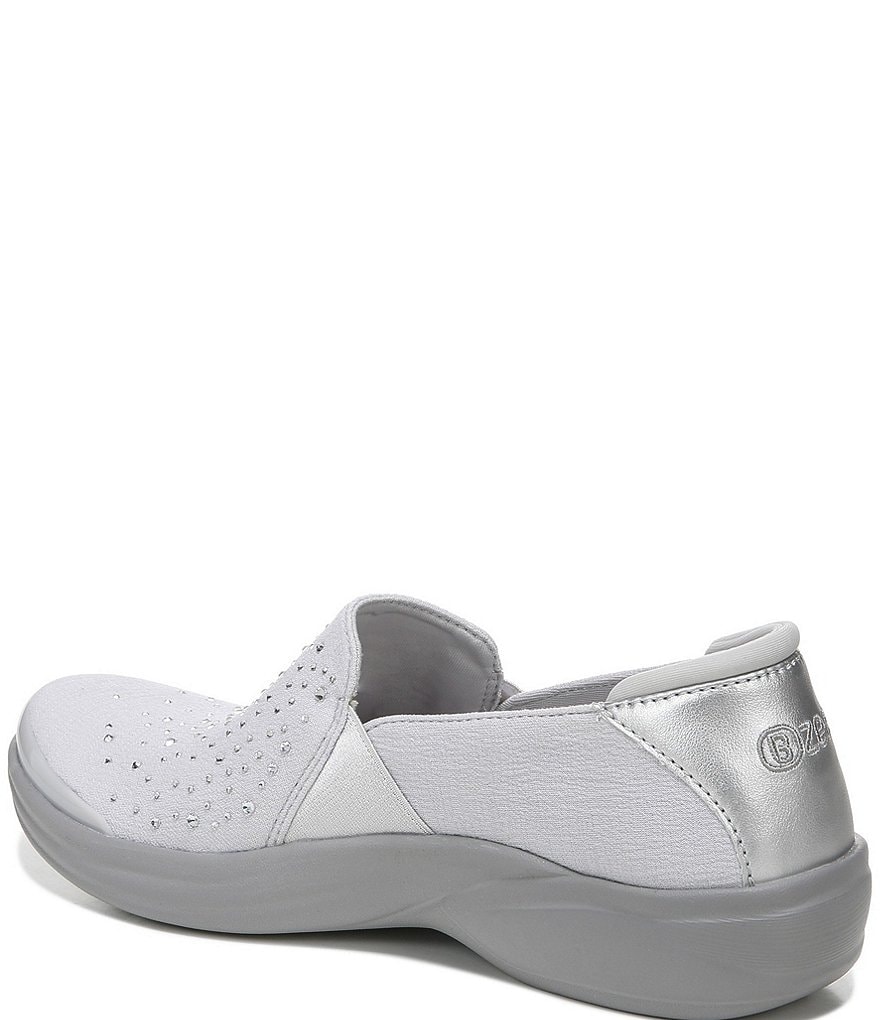 Bzees Poppyseed Rhinestone Slip-On Mesh Washable Shoes