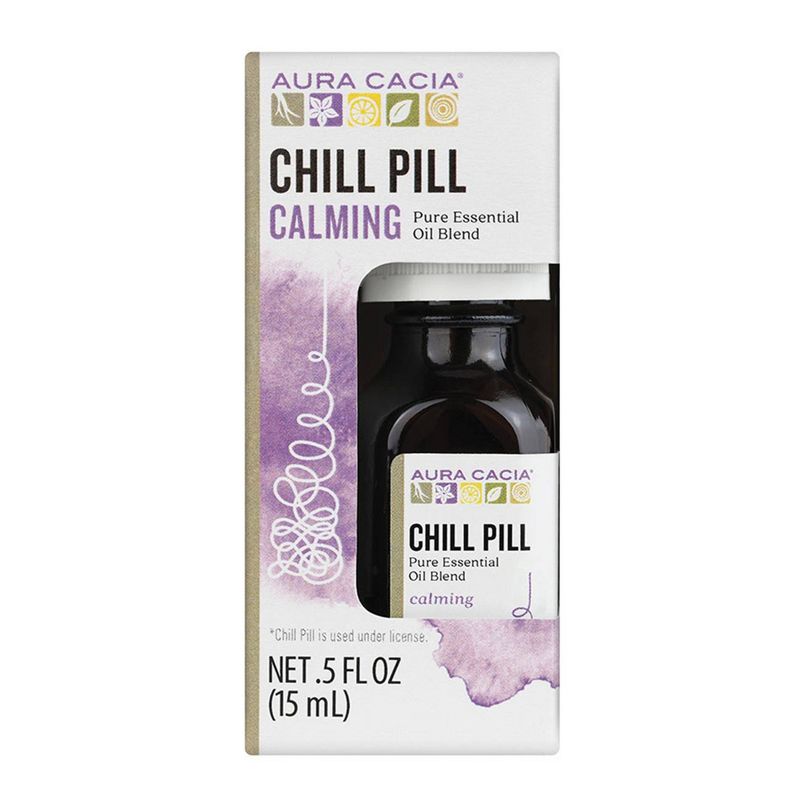 Aura Cacia Chill Pill Calming Pure Essential Oil Blend - 0.5 fl oz