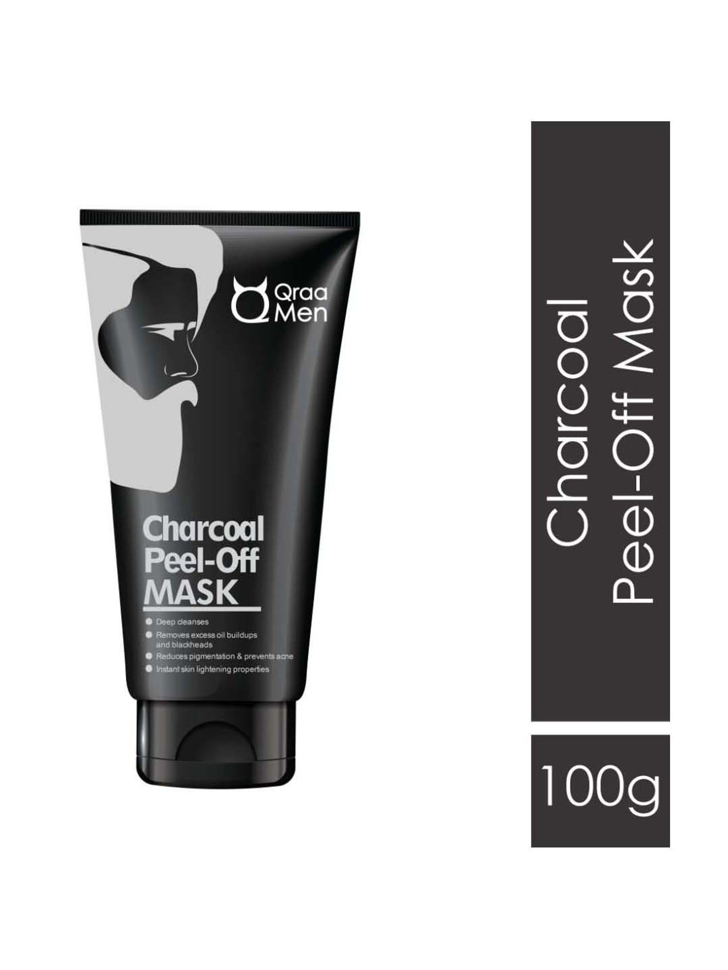 Qraa Men Activated Charcoal Peel Off Mask - 100 gm