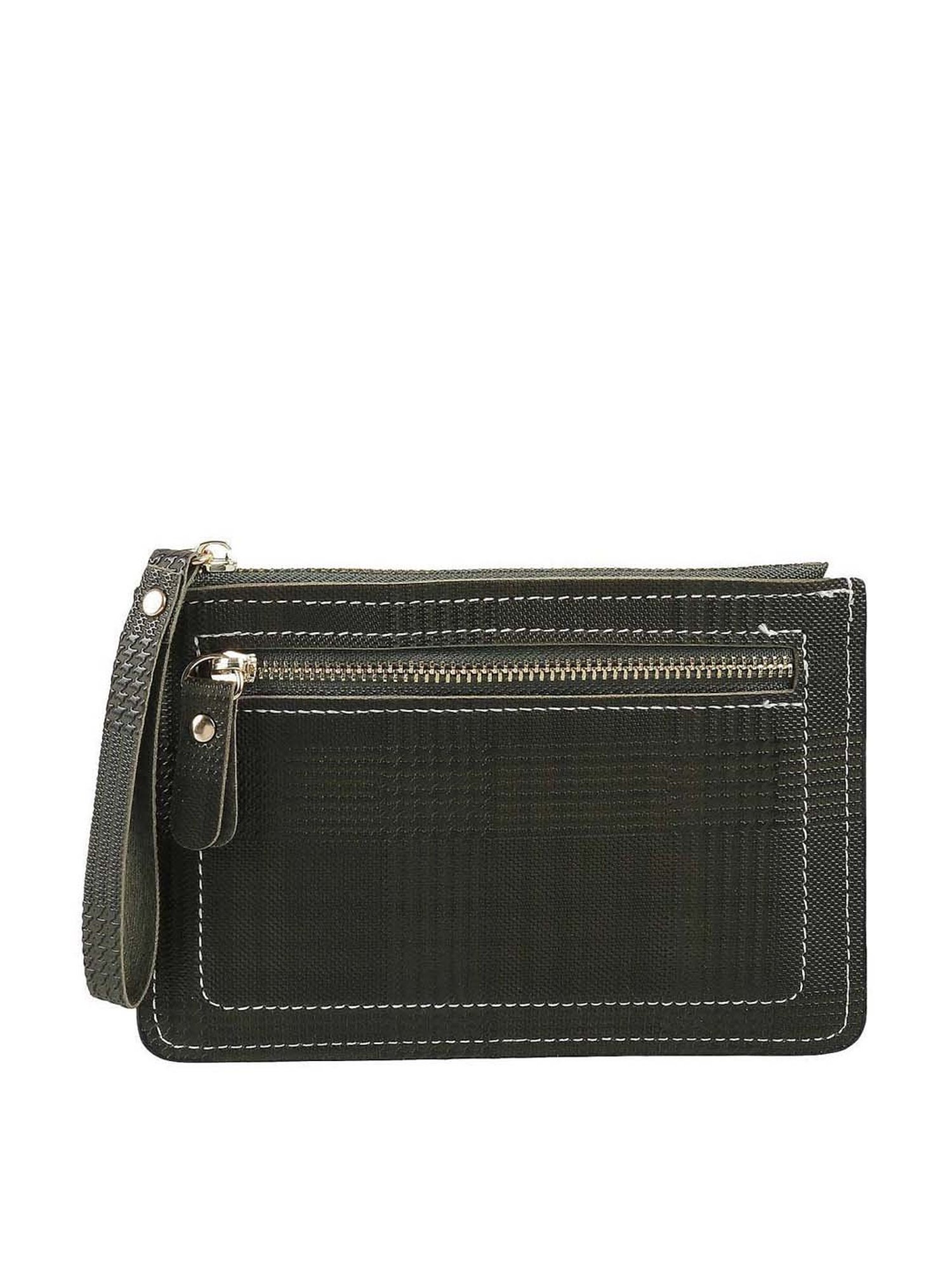 Accessorize London Green Solid Pouch