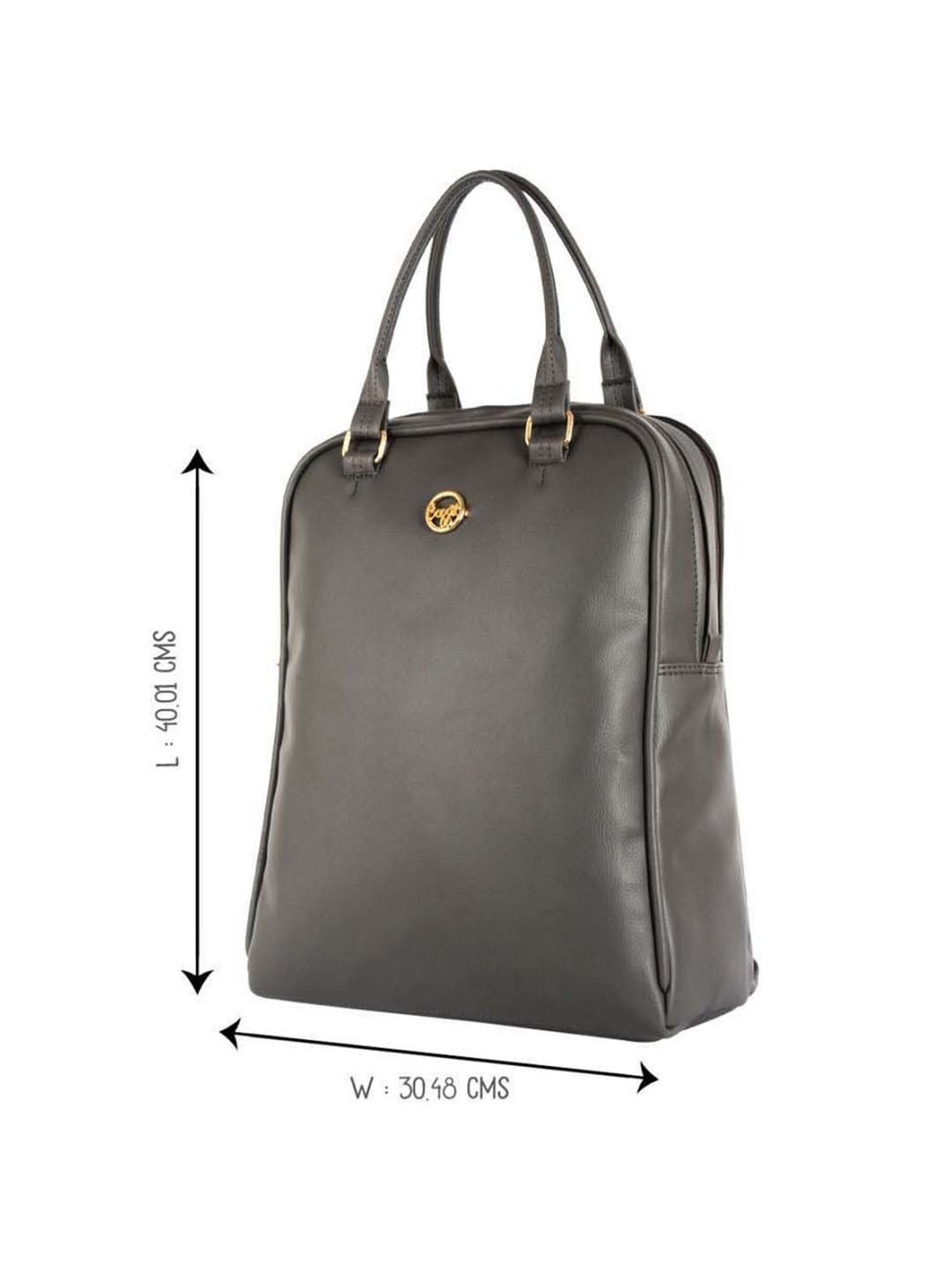 Baggit Grey Medium Convertible Backpack