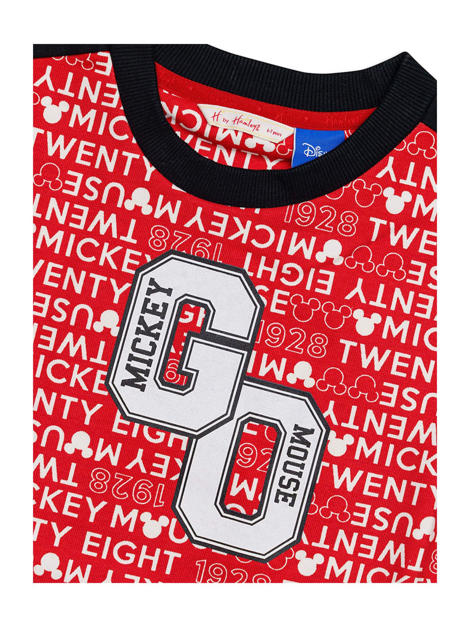 H by Hamleys Boys Red Printed Full Sleeves Sweatshirt