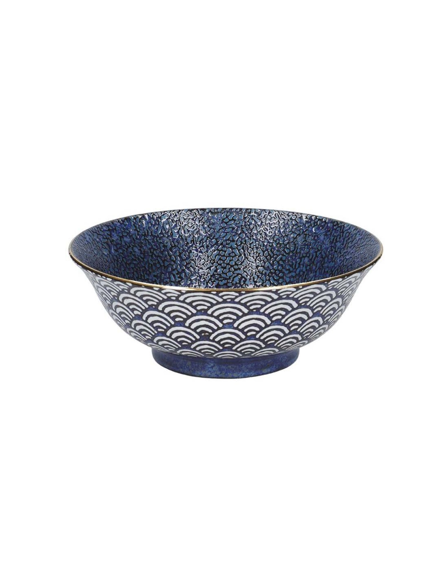 Mikasa Satori Navy Porcelain 21 cm Serving Bowl