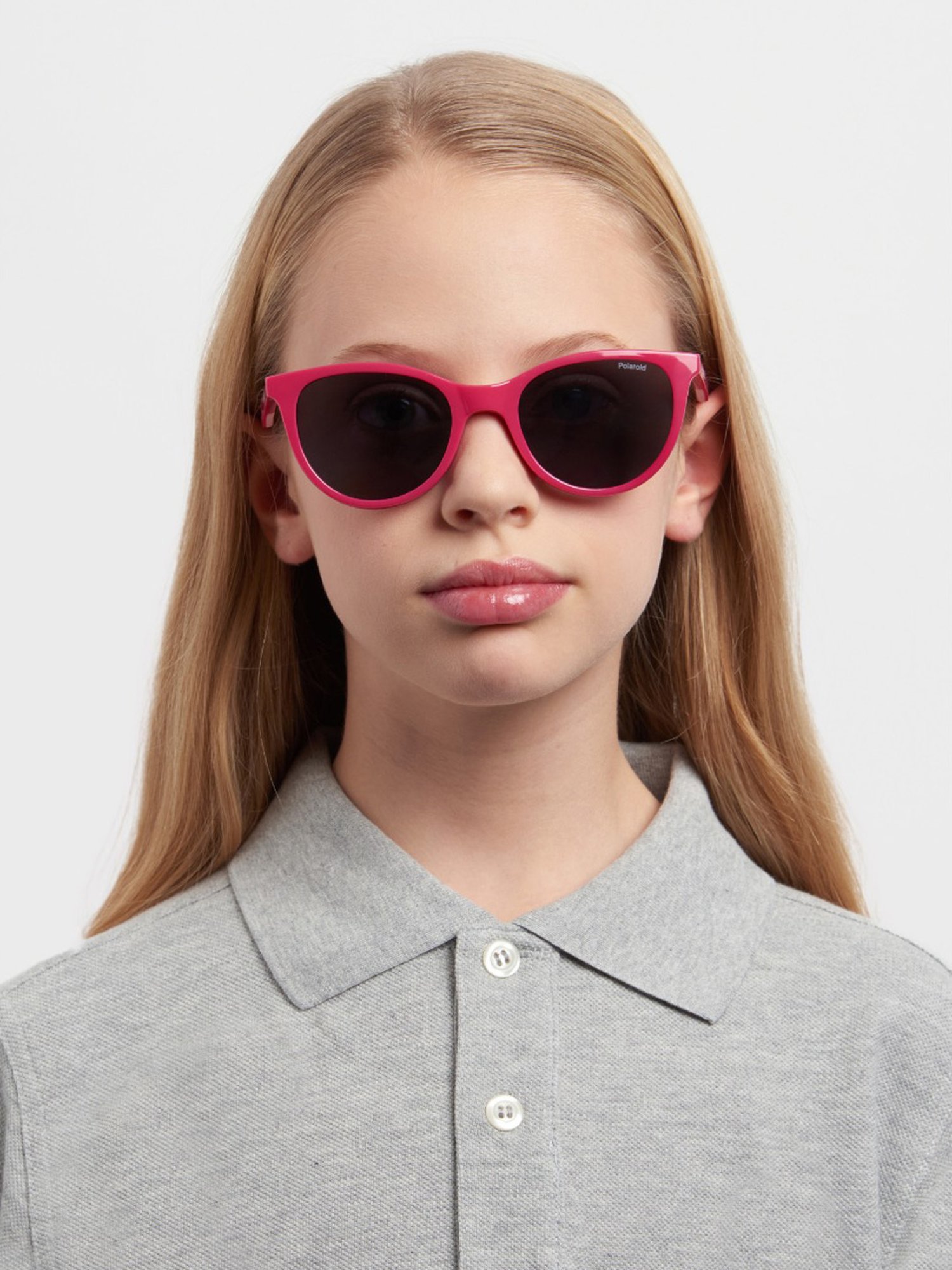 Polaroid Pink Cat Eye Sunglasses for Kids