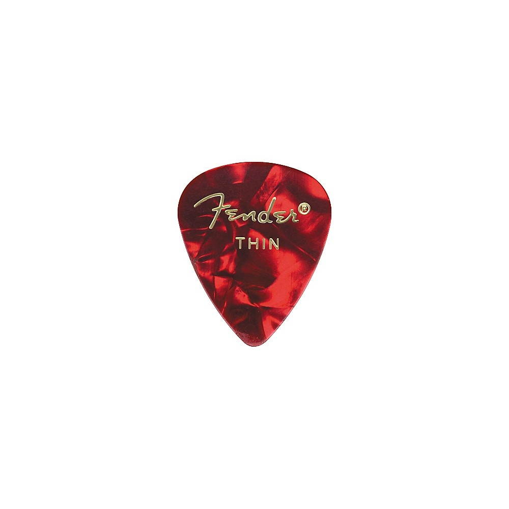 Fender 351 Guitar Picks Premium Celluloid - Blue Moto - Medium - 12 Pack