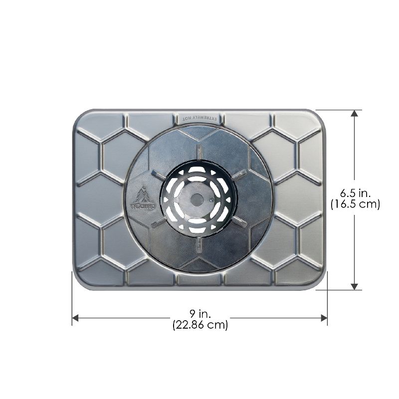 nCamp Universal Portable Stainless Steel Wood Burning Outdoor Camping Stove for Hiking and Backpacking