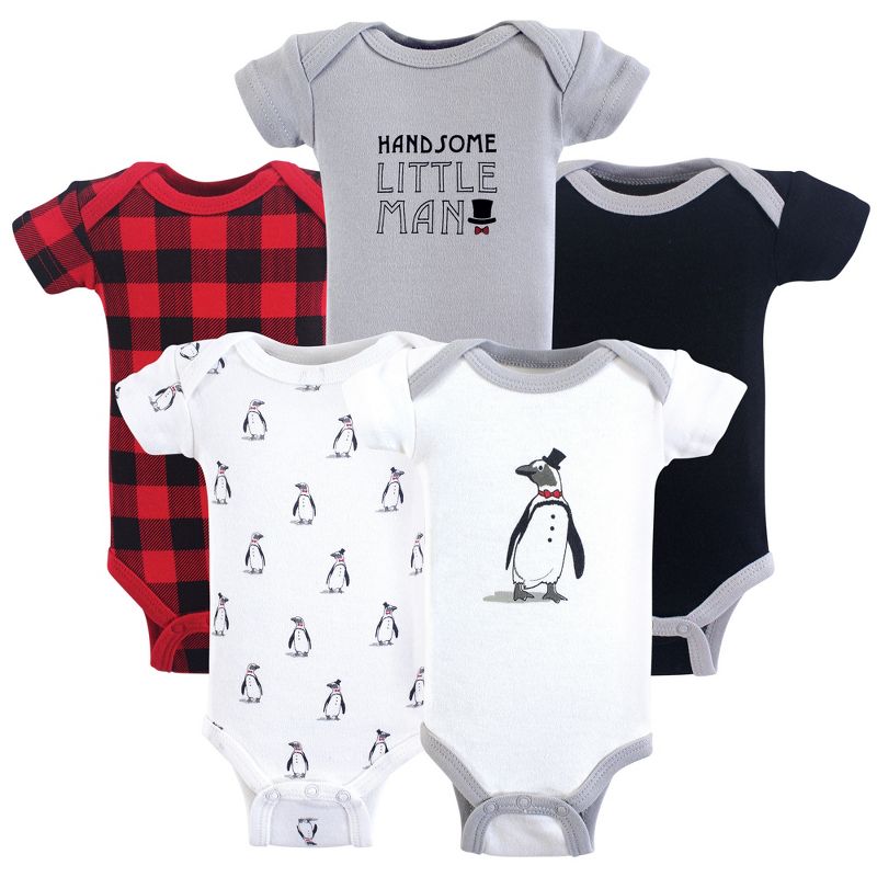 little planet by carter's Baby Boys' 3pk Bodysuits - Blue/White/Gray Preemie