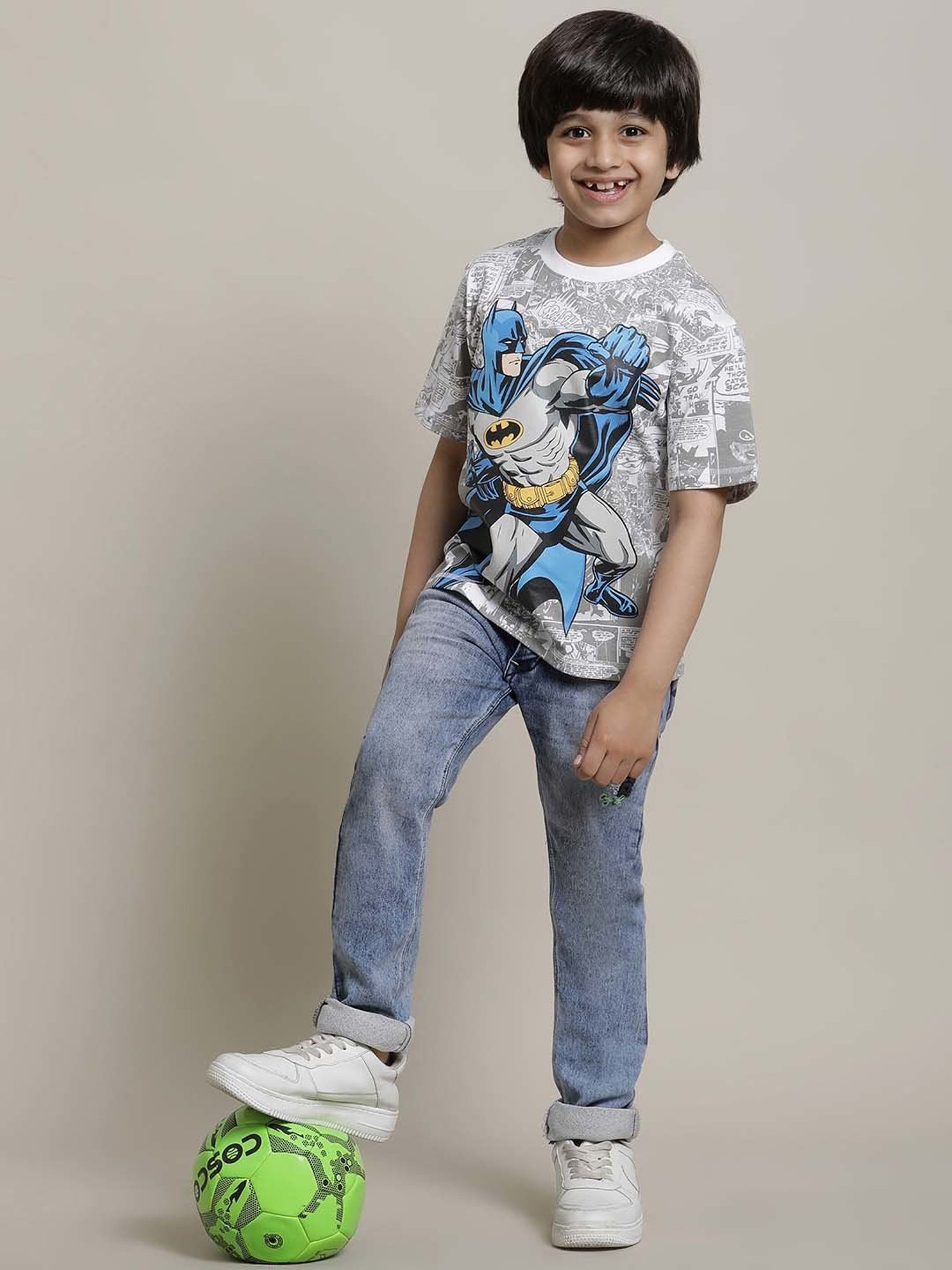 Pantaloons Junior Navy Cotton Printed T-Shirt