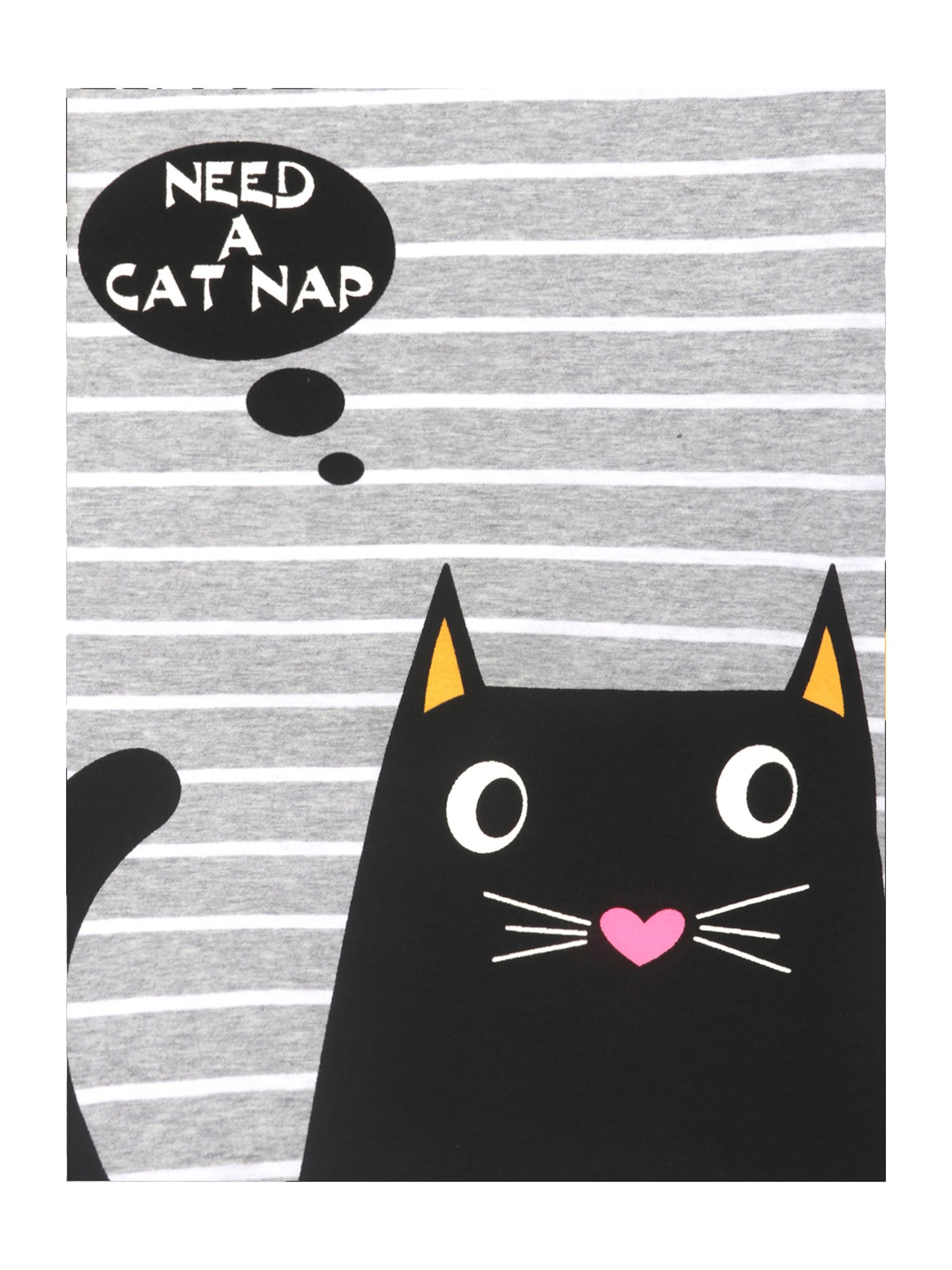 Lazy Shark Boys Grey Printed T-Shirt with Pants