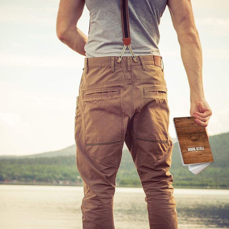 Field Notebook - 5"x8" - Combo Colors - Dot Graph Memo Book - Pack of 6