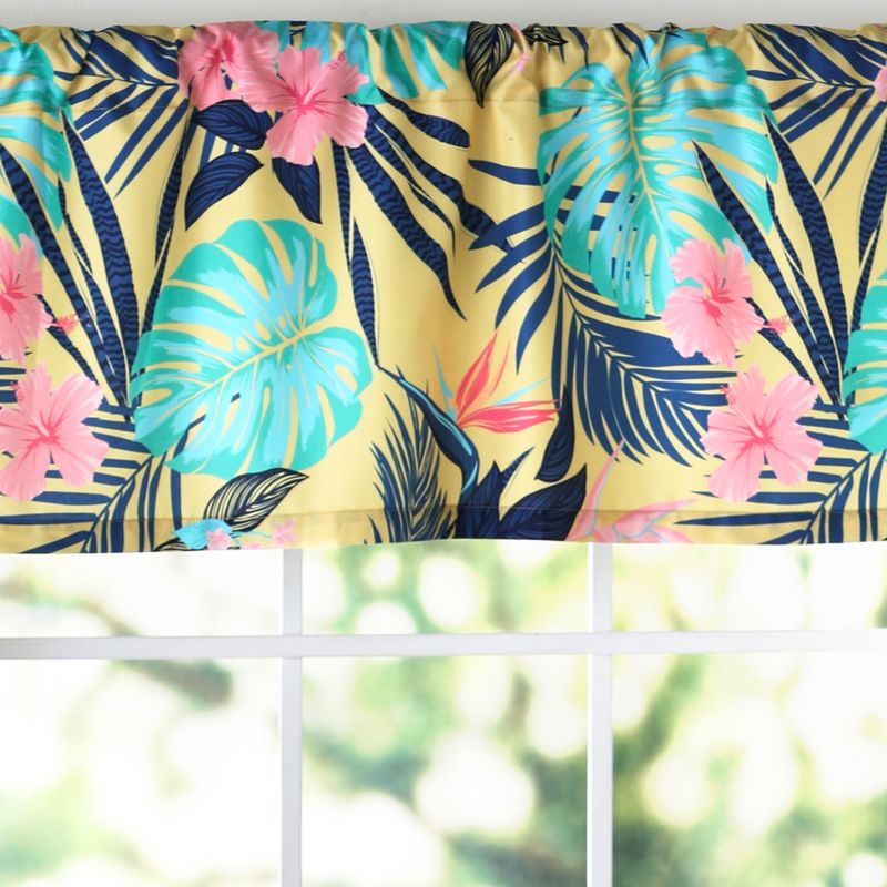 Heritage Lace 53" Halloween Phantom Drape Window Swag Valance - Black