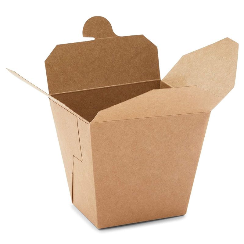 Stockroom Plus 60 Pack Take Out Boxes, Kraft Paper To Go Food Containers (32 oz)