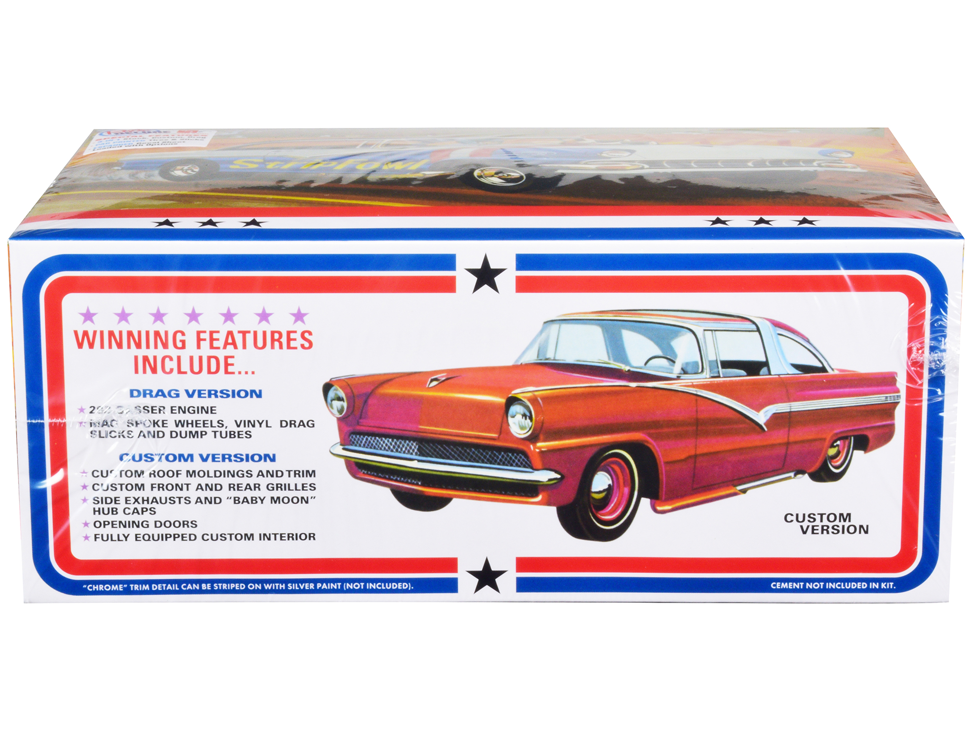 Level 4 Model Kit 1956 Ford Thunderbird 1/24 Scale Model by Revell