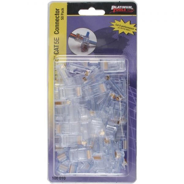 Platinum Tools EZ-RJ45 Cat5e Connector (50 Pack) (100003C)