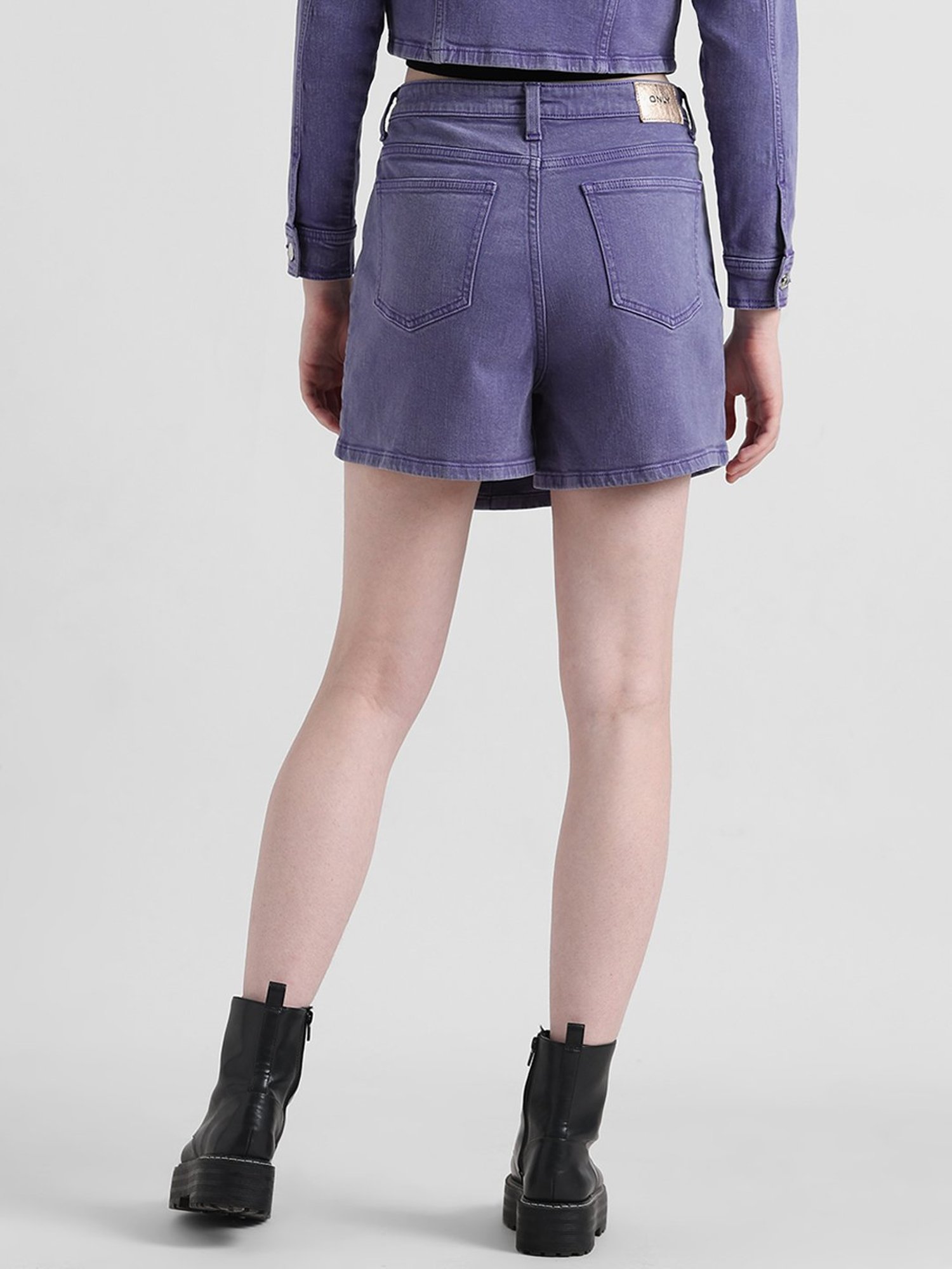 Belle Fille Sky Blue & Beige Printed Skirt