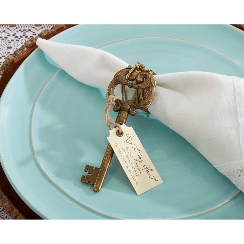 12ct "Key to My Heart" Antique Bottle Opener