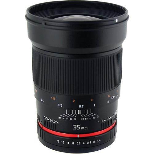 Rokinon 35mm f/1.4 Aspherical Wide Angle Lens (for Sony Alpha E-Mount Cameras)