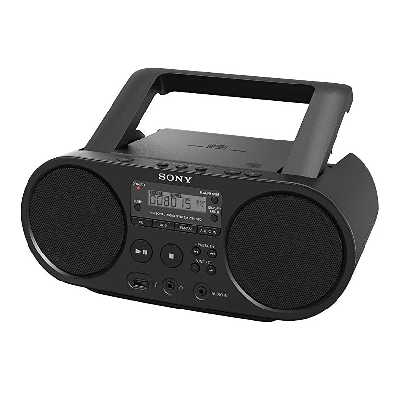 Portable  CD Player Boombox Digital Tuner AMFM Radio Mega Bass Reflex Stereo Sound System