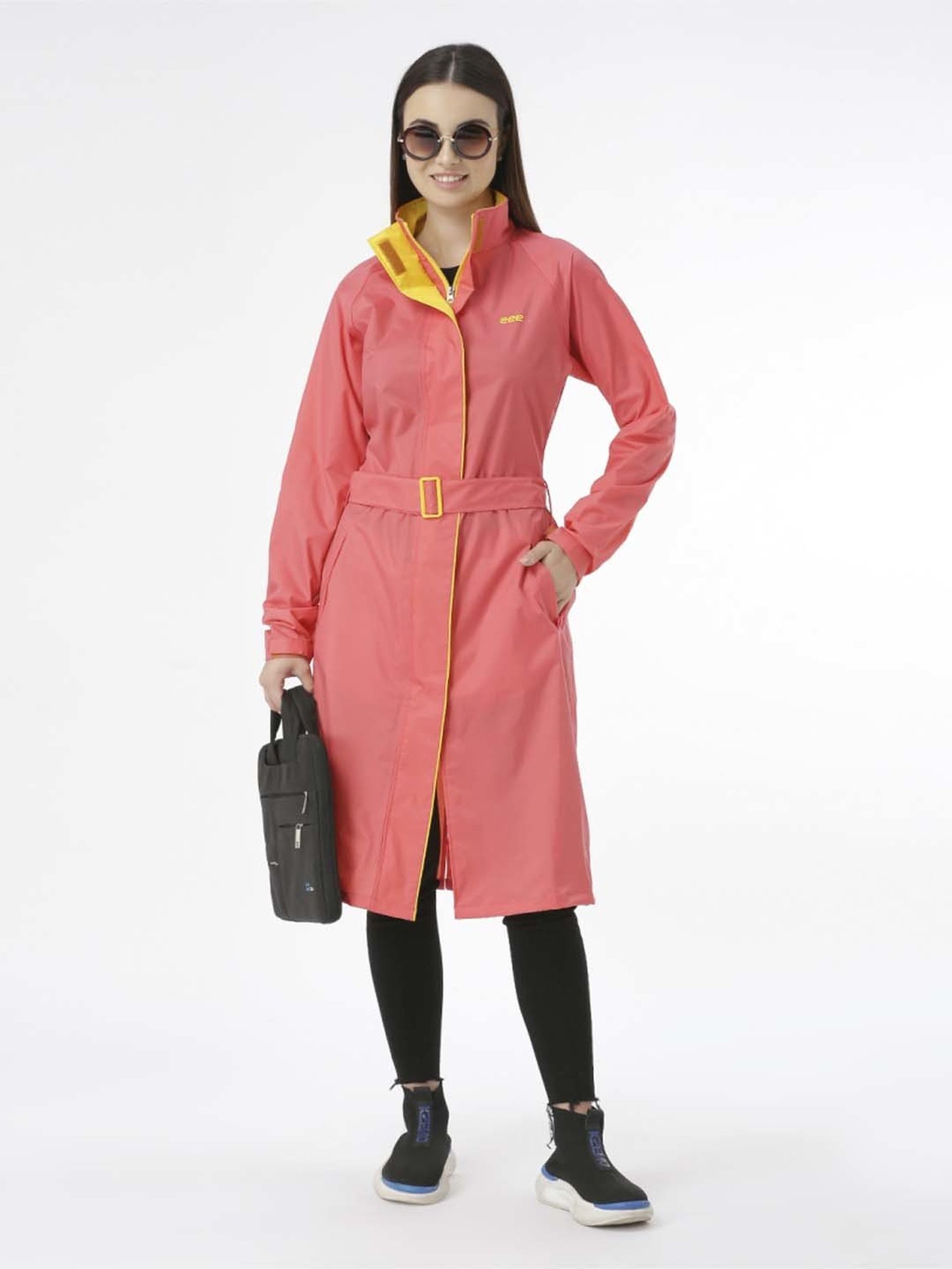 Zeel Red Regular Fit Rain Jacket