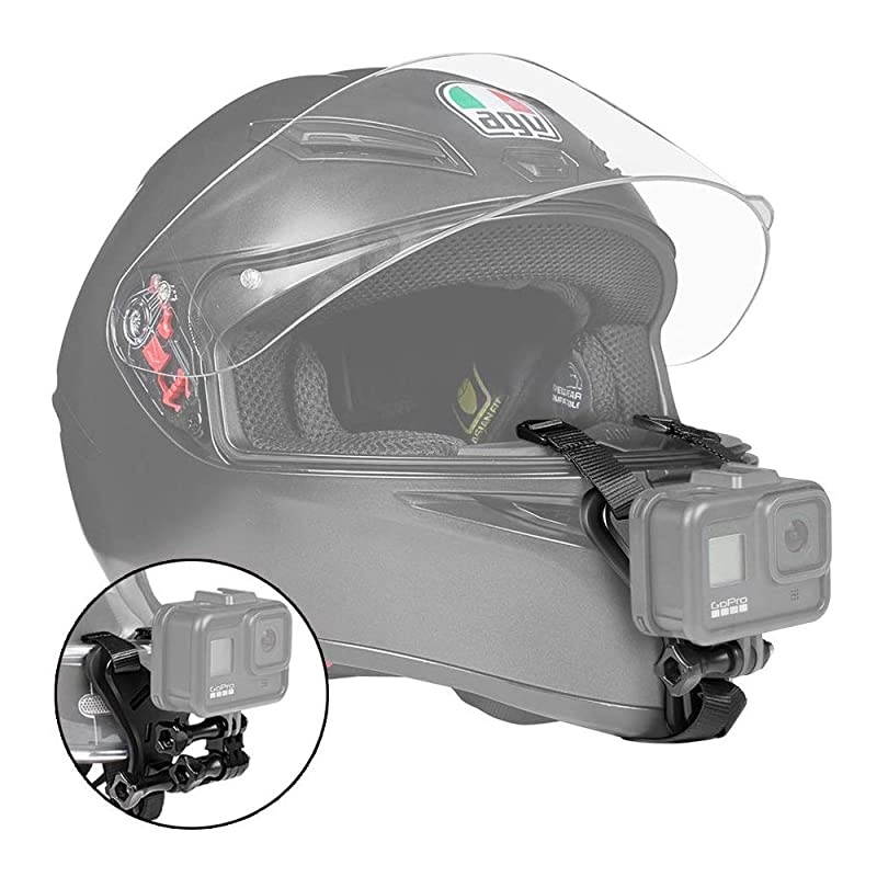 Bicycle Motorcycle Helmet Chin Mount Strap for GoPro or Other Action Camera for VLOGPOV Shoot Accessory Helmet Strap