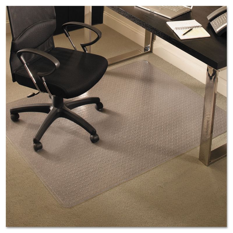 3'10"x5' Rectangle Solid Office Chair Mat Clear - ES Robbins