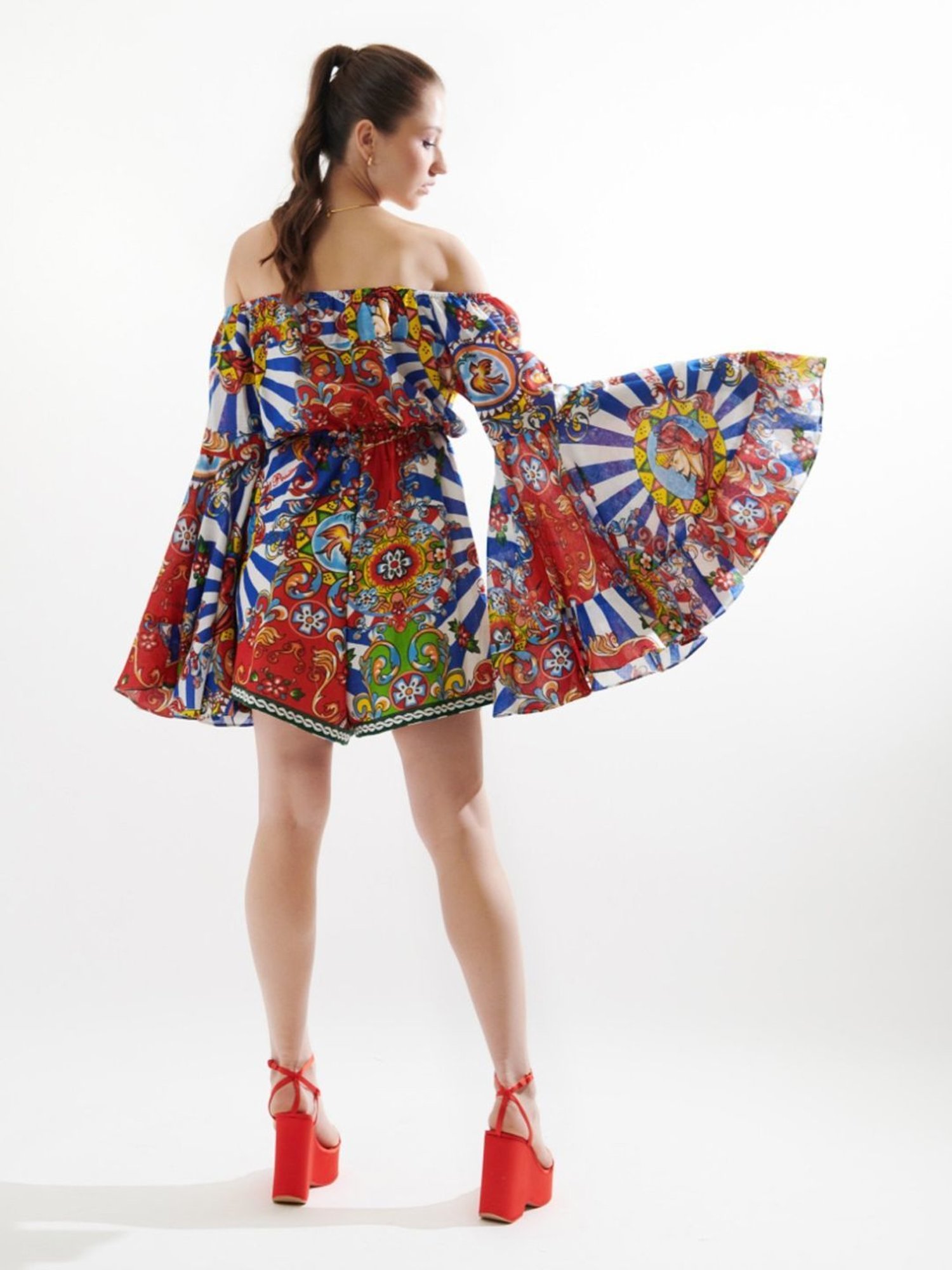 Cin Cin Multicolor Hodophilia Rihana Playsuit