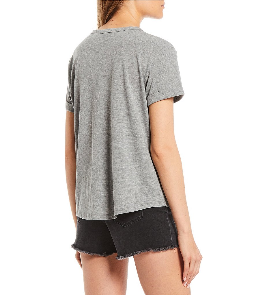 Frayed Carleigh Desert Sunset Short Sleeve Graphic Tee