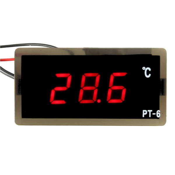 12V -40~110C Auto LED Digital Thermometer Meter Probe