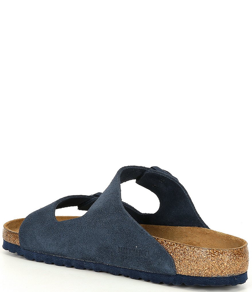 Birkenstock Arizona Men's Suede Double Banded Slip On Sandals