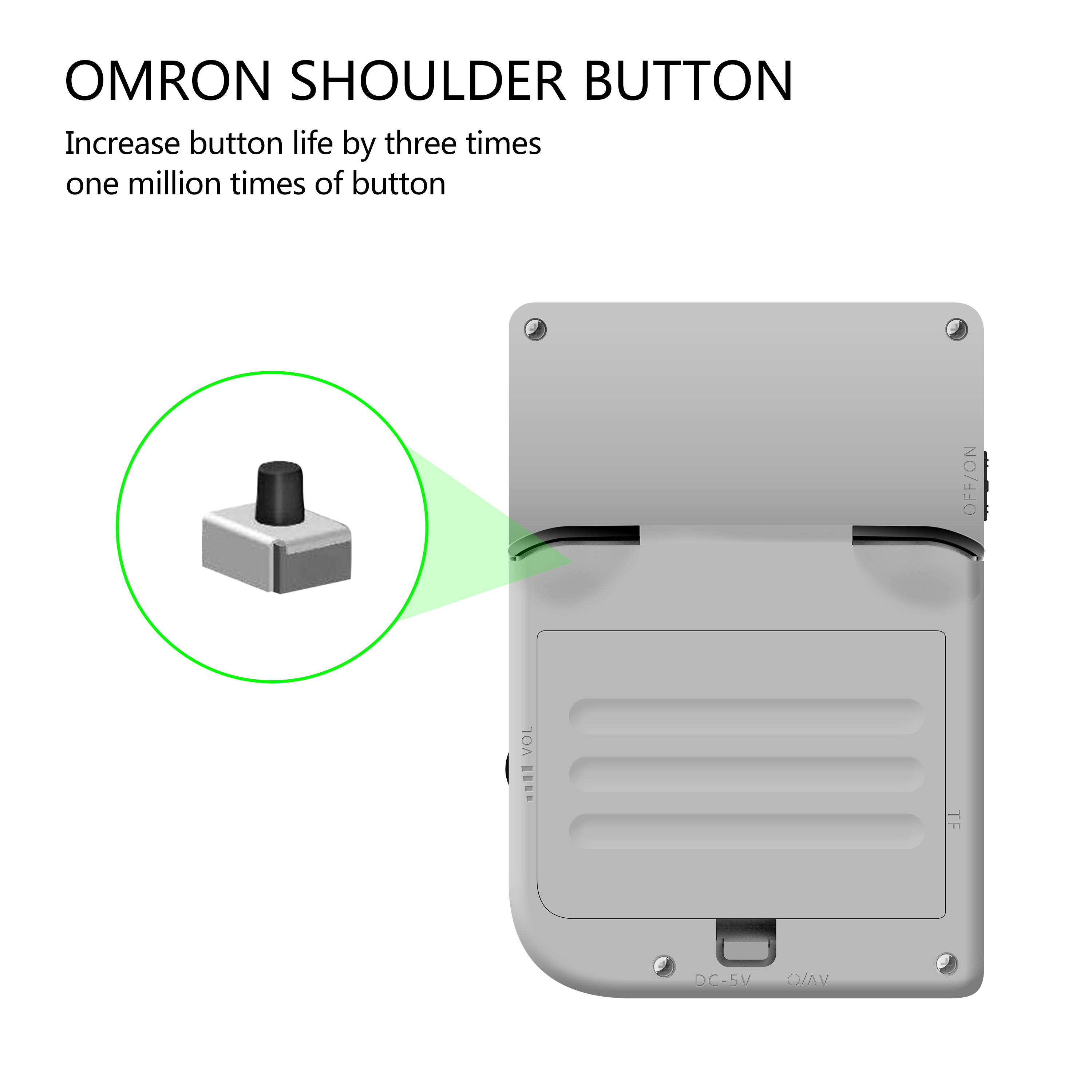 Open source handheld RG300 new Tony system GBA arcade nostalgic handheld game console 64G memory