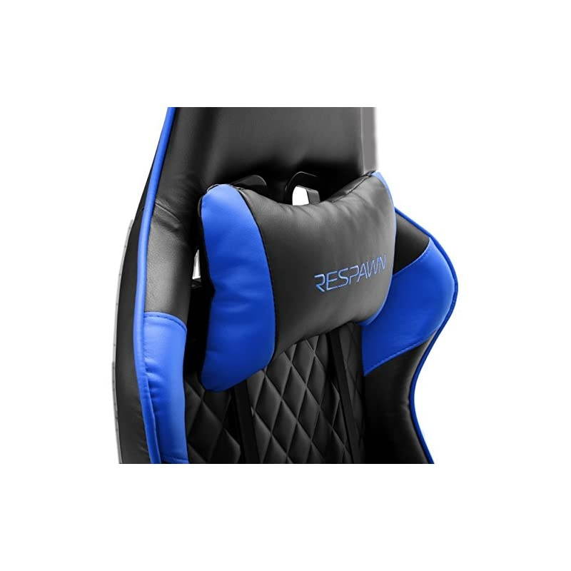 100 Racing Style Gaming Chair, in Blue (RSP-100-BLU)
