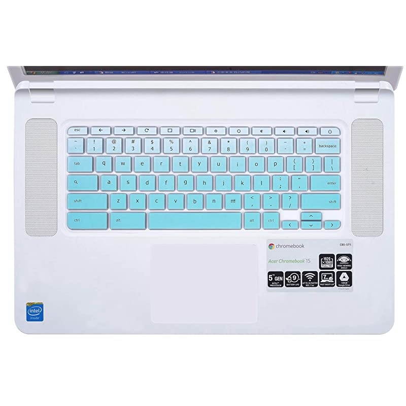 Chromebook Keyboard Cover Skin Compatible Chromebook R 11 CB5-132T CB3-131 for Chromebook R 13 CB5-312T Keyboard Covers for Chromebook 14 15 CB3-431 CP5-471 CB3-531 CB5-571 C910