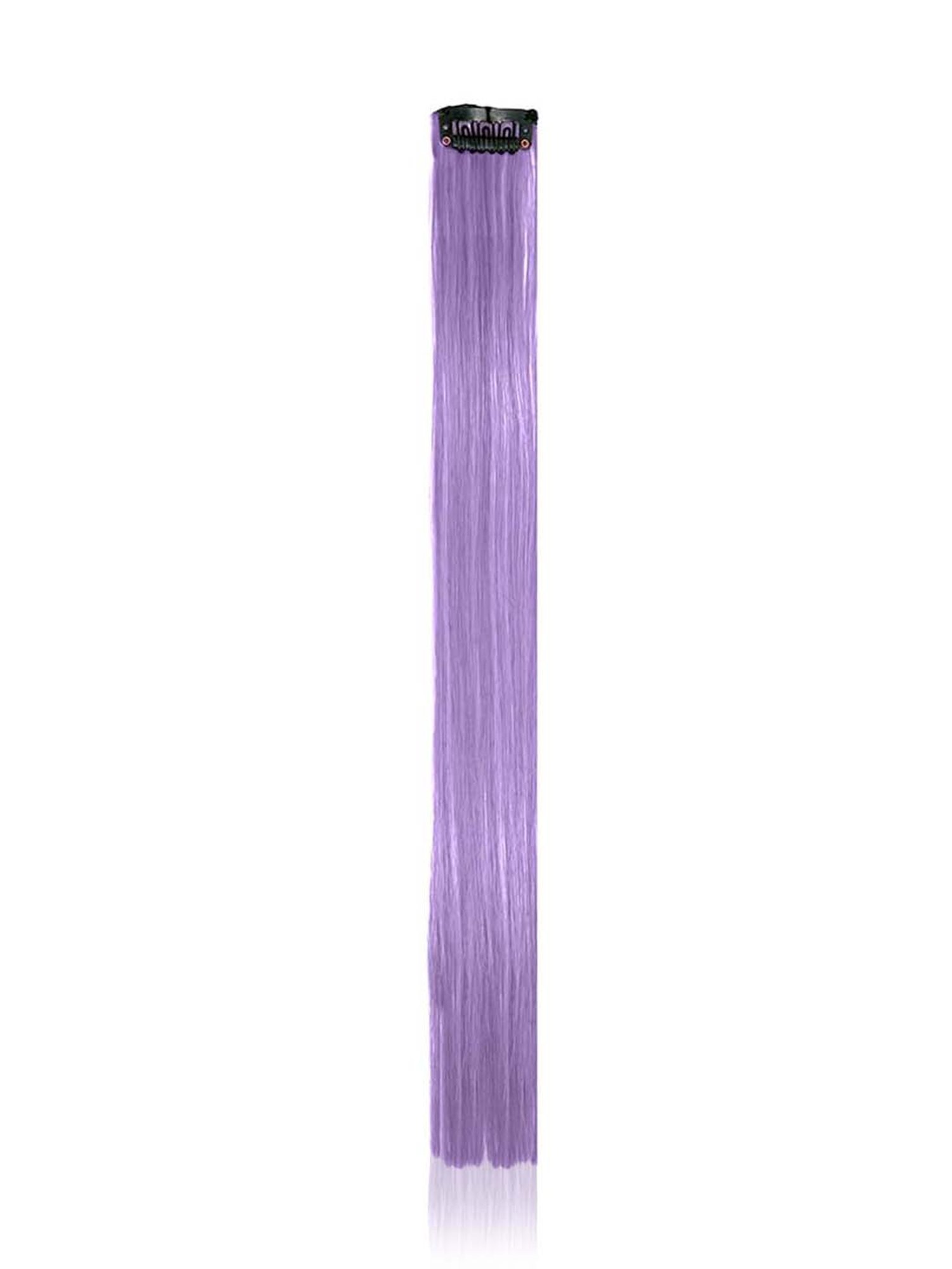 Streak Street Argyle Purple Straight Clip-On Strands