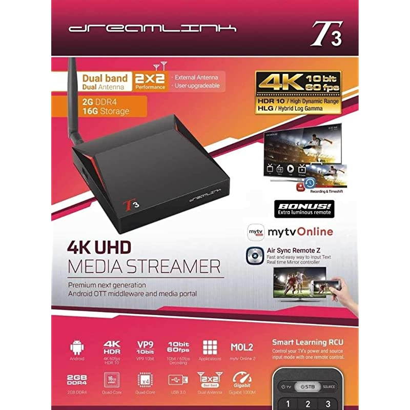 Android Dual Band 5G Gigabit LAN 2GB RAM 16GB ROM 4K + Extra Luminous Remote + Free 3 in 1 Charger