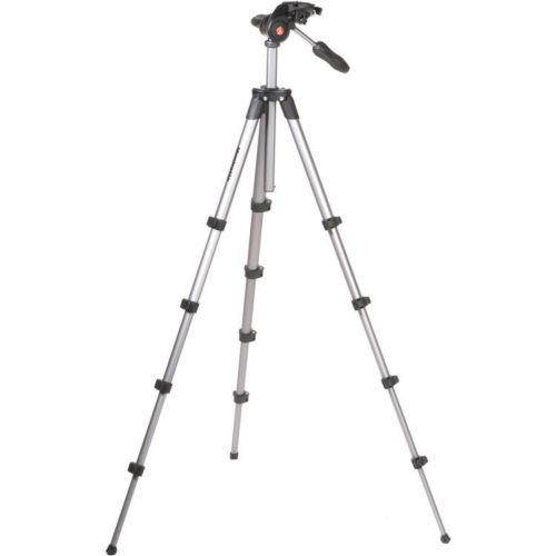 Manfrotto 5-Section Compact Advanced Aluminum Tripod, 6.61lbs Capacity, Black