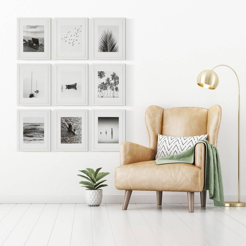 (Set of 9) 11" x 14" Gallery Grid Kit White - Instapoints