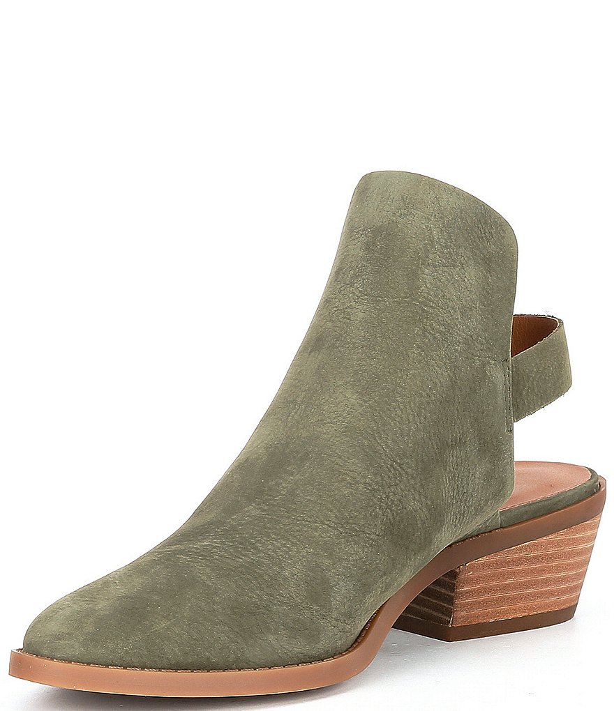 Lucky Brand Farryn Nubuck Slingback Low Heel Shooties