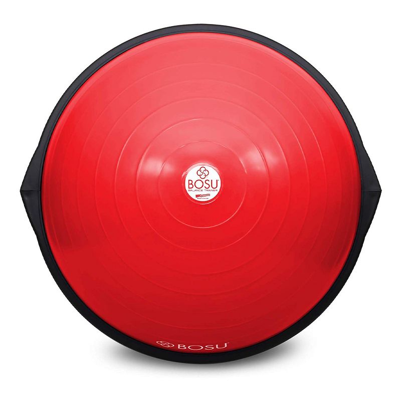 Bosu 72-10850 Home Gym Equipment The Original Balance Trainer 65 cm Diameter, Red and Black