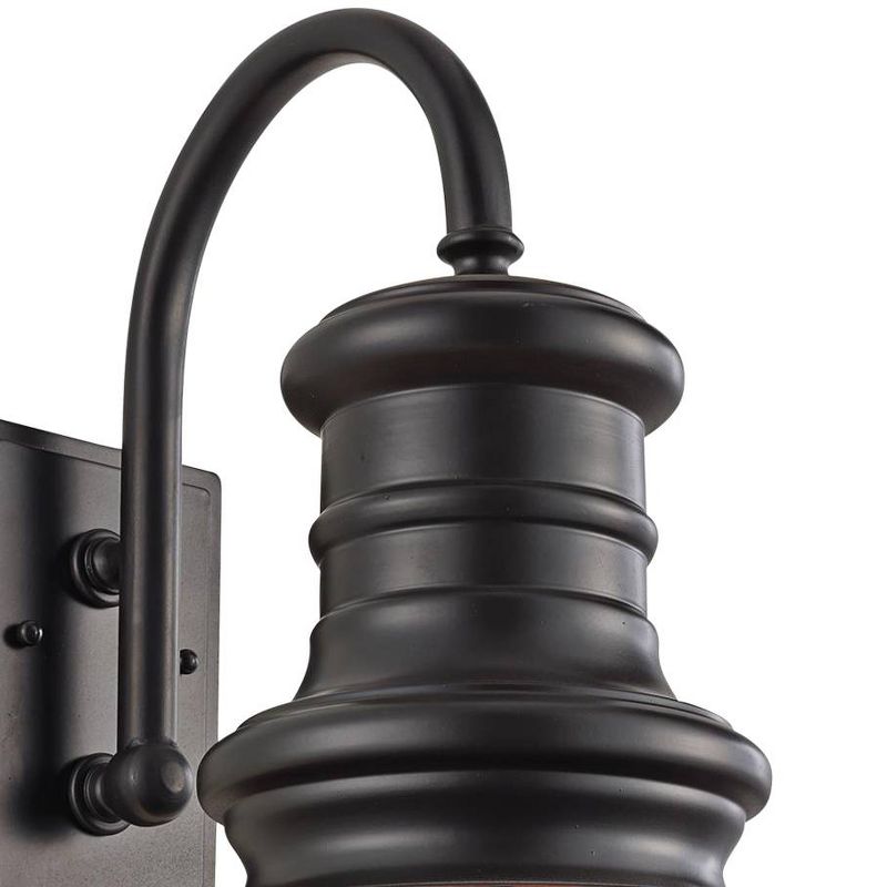 Feiss Redding Station 15 3/4"H Bronze LED Outdoor Wall Light