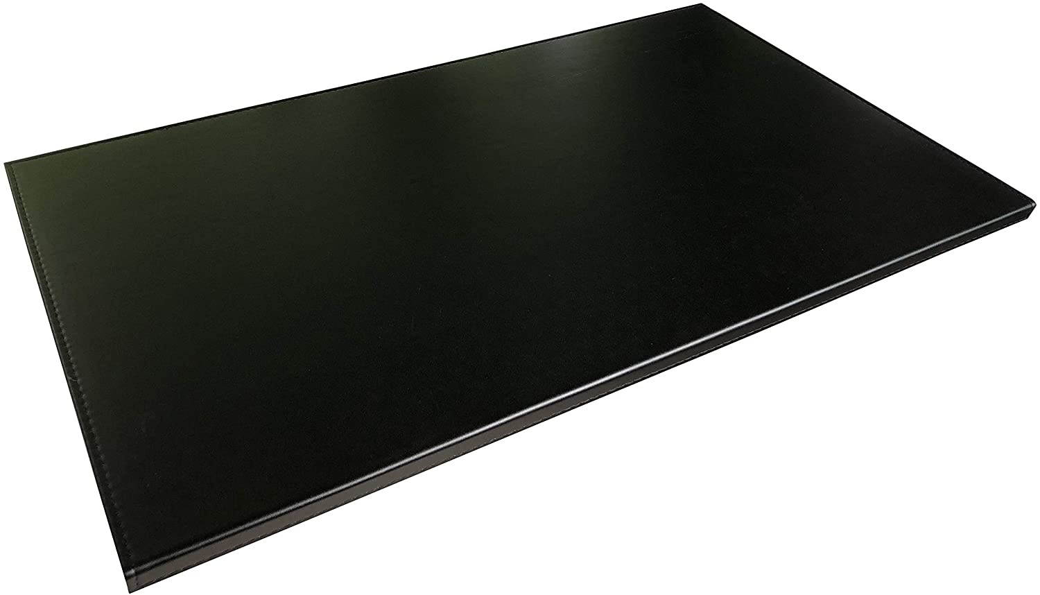 Non-Slip 31.5&rdquo;x 15.8" Soft Leather Surface Office Desk Mouse Mat Pad with Full Grip Fixation Lip Table Blotter Protector