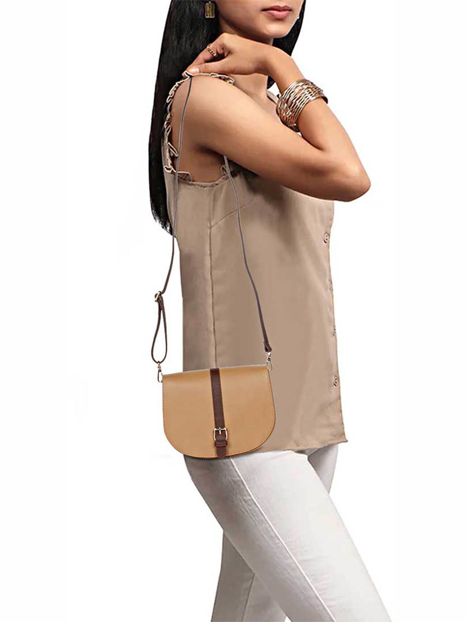 Favore Beige Solid Medium Slings