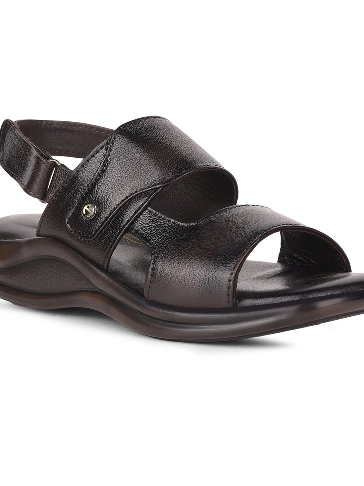 Healers by Liberty Men's Brown Back Strap Sandals